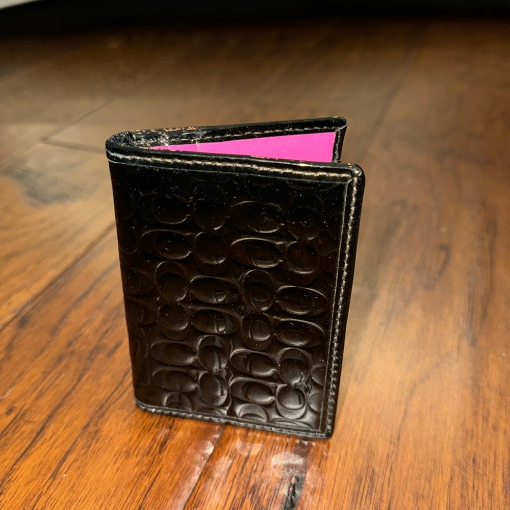 Coach card holder